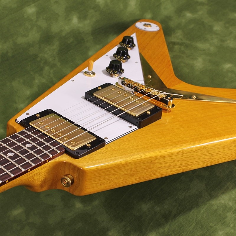 Gibson USED 中古 1958 Korina Flying V Reissue VOS Natural w/White Pickguard SN. 831296 画像4