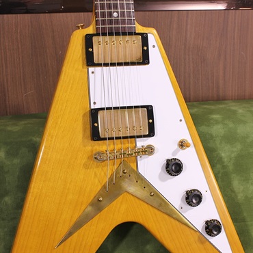 Gibson USED 中古 1958 Korina Flying V Reissue VOS Natural w/White Pickguard SN. 831296 画像5