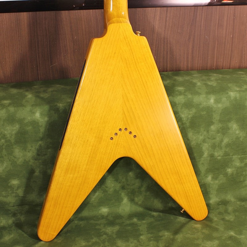 Gibson USED 中古 1958 Korina Flying V Reissue VOS Natural w/White Pickguard SN. 831296 画像6