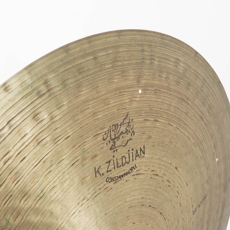 Zildjian USED 中古 K Constantinople Light Ride 22 [2360g/リベットホールあり] 画像3