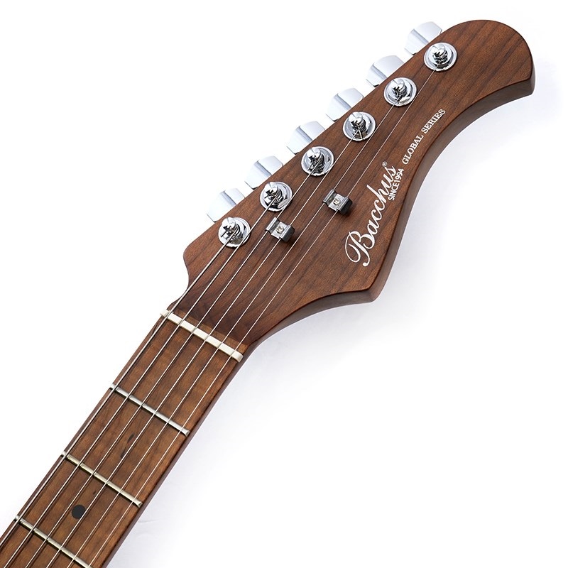 【10745】 Bacchus global series BSH系 ネック激杢 定番モデルのサテンフィニッシュに新たなカラーが追加【Bacchus