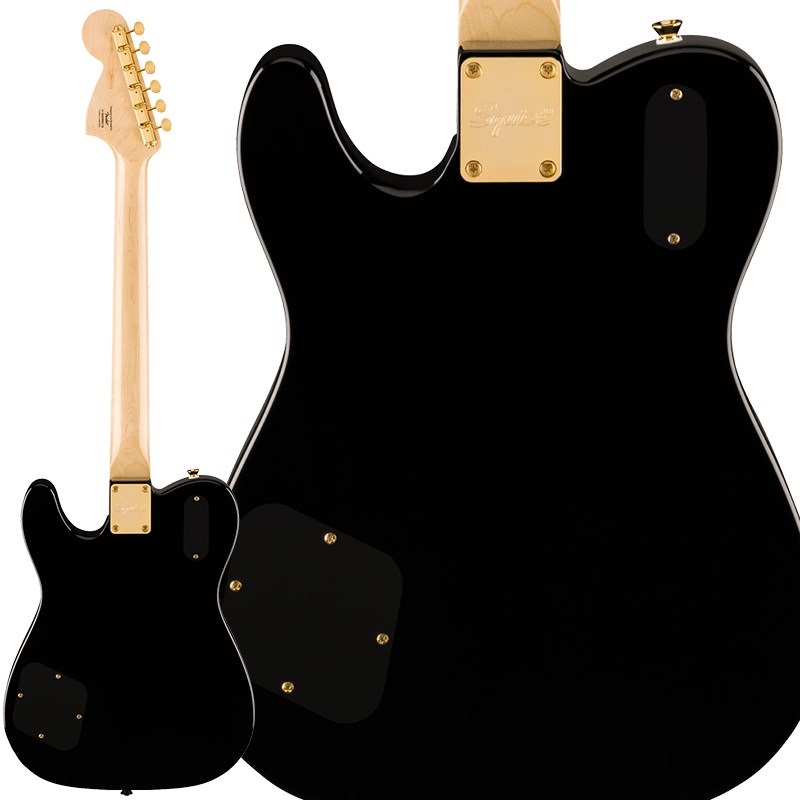 Squier by Fender Limited Edition Paranormal Troublemaker Telecaster Deluxe (Black / Laurel Fingerboard) 画像1
