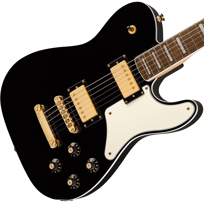 Squier by Fender Limited Edition Paranormal Troublemaker Telecaster Deluxe (Black / Laurel Fingerboard) 画像2