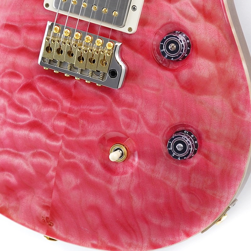 P.R.S. Wood Library Custom 24 Quilt Maple McCarty Thickness Bonni Pink (Natural Back)- Stained Neck #0380461 画像4