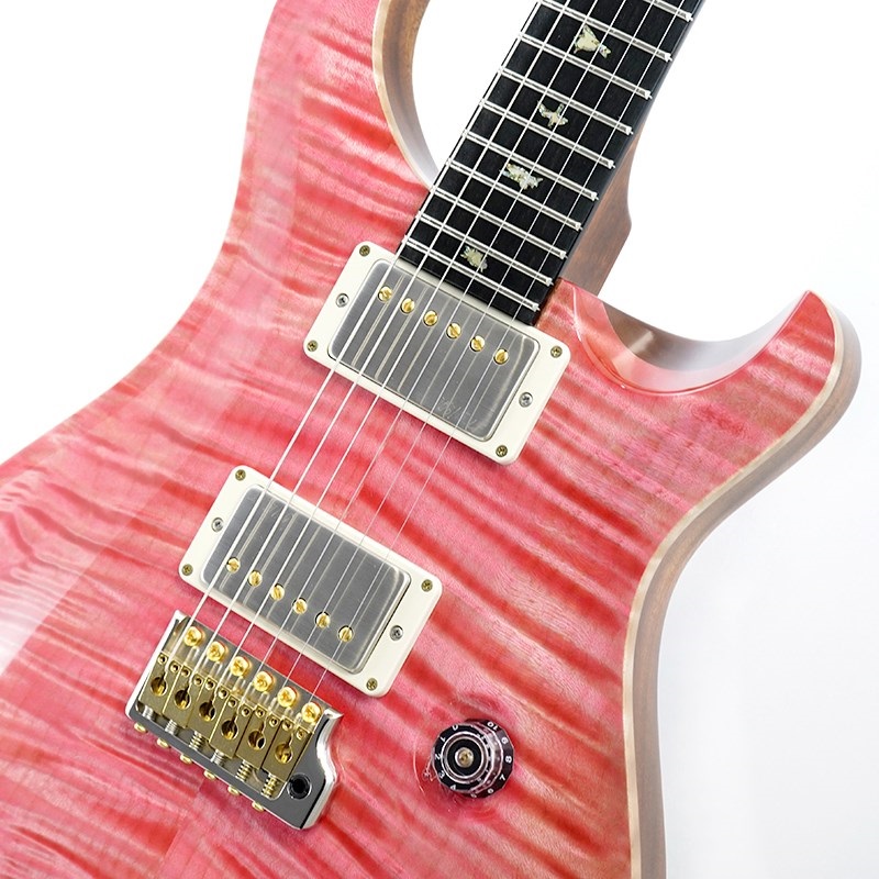 『最終値下げ』PRS Custom24 【Wood Library】 PRS Wood Library Custom 24 10-Top Quilt Bonnie Pink w/Ebony