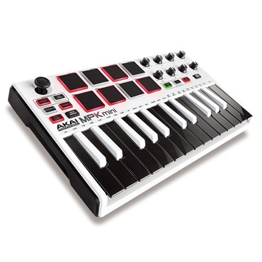 AKAI MPK mini MK2 WHITE (ミニ25鍵USB-MIDIキーボード