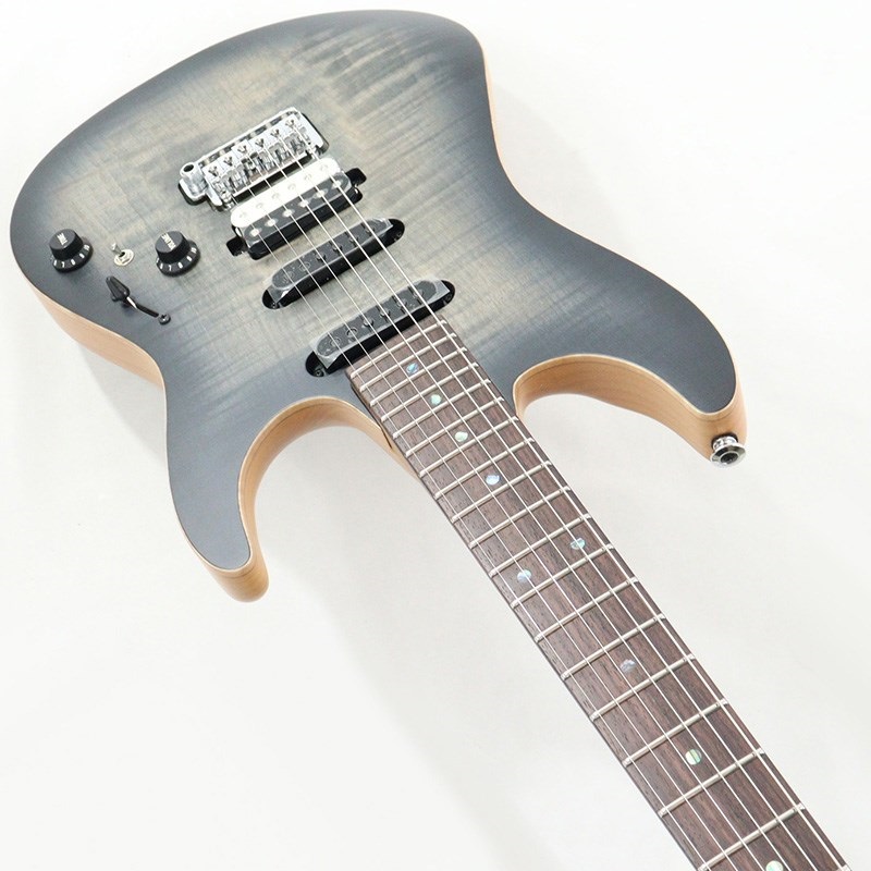 Ibanez Prestige TQM2-CUF (Charcoal Black Burst Flat) [Tom