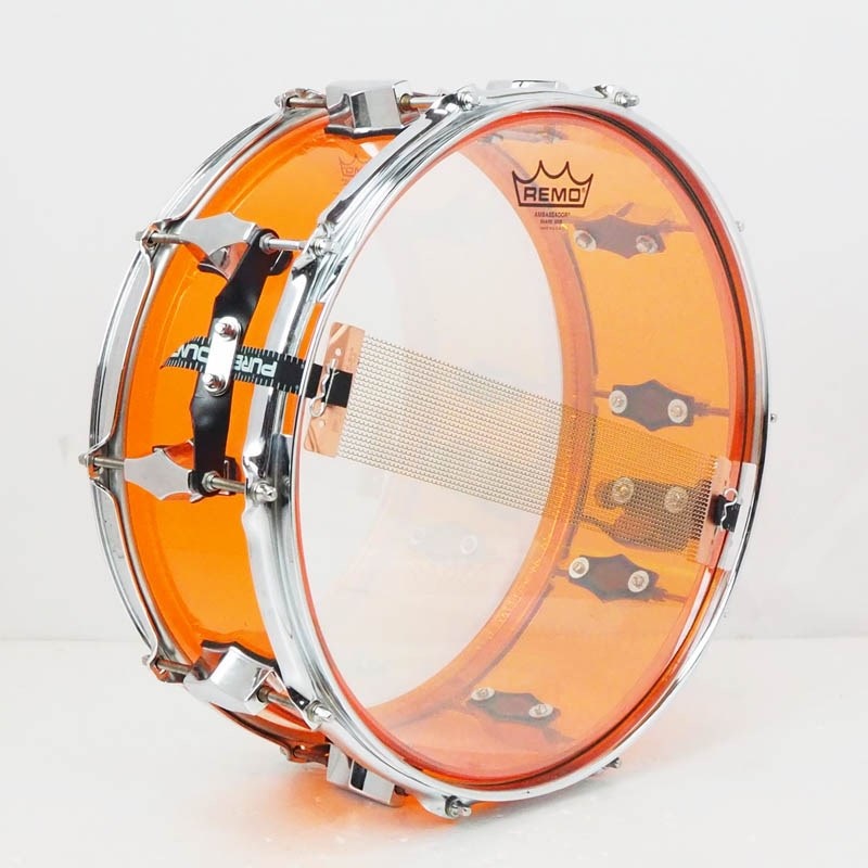 CRUSH ACRYLIC アクリル スネア ドラム 14×6.5 ケース付属（fibes 