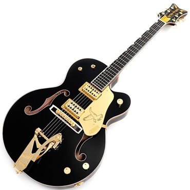 GRETSCH G6136TG Limited Edition Falcon Jr. with Bigsby (Black/Ebony Fingerboard) 【数量限定！Gretsch 1883 Logo Barstool プレゼント！】 画像1