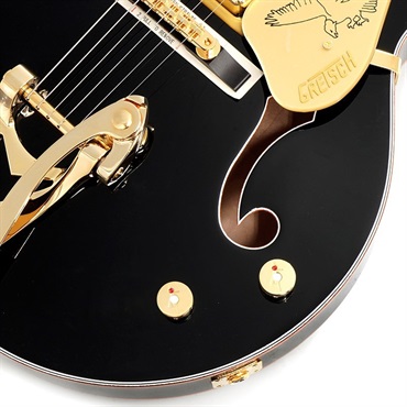 GRETSCH G6136TG Limited Edition Falcon Jr. with Bigsby (Black/Ebony Fingerboard) 【数量限定！Gretsch 1883 Logo Barstool プレゼント！】 画像4