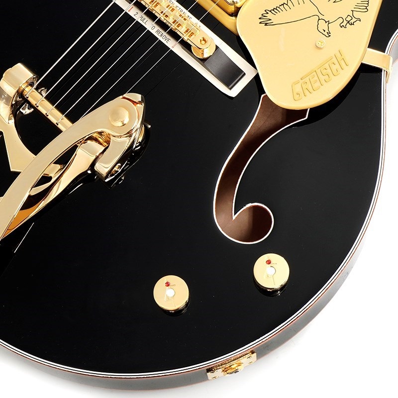 GRETSCH G6136TG Limited Edition Falcon Jr. with Bigsby (Black/Ebony Fingerboard) 【数量限定！Gretsch 1883 Logo Barstool プレゼント！】 画像4