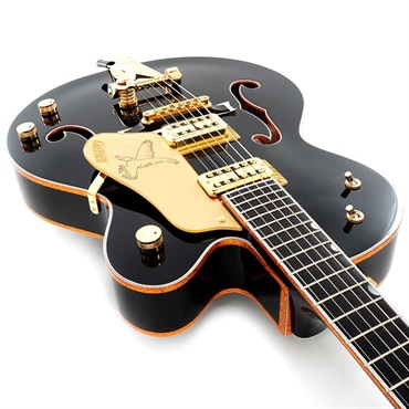 GRETSCH G6136TG Limited Edition Falcon Jr. with Bigsby (Black/Ebony Fingerboard) 【数量限定！Gretsch 1883 Logo Barstool プレゼント！】 画像8