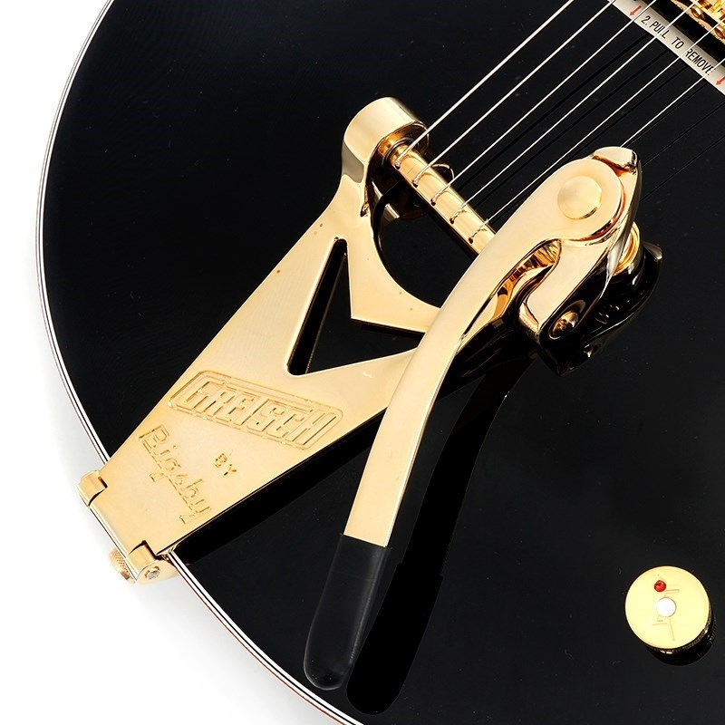 GRETSCH G6136TG Limited Edition Falcon Jr. with Bigsby (Black/Ebony Fingerboard) 【数量限定！Gretsch 1883 Logo Barstool プレゼント！】 画像9
