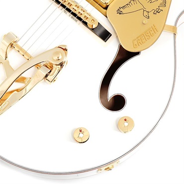 GRETSCH G6136TG Limited Edition Falcon Jr. with Bigsby (White/Ebony Fingerboard) 【数量限定！Gretsch 1883 Logo Barstool プレゼント！】 画像4