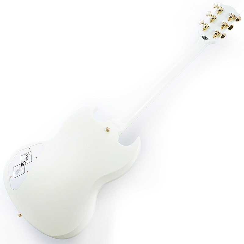Epiphone Inspired by Gibson Custom Shop 1963 Les Paul SG Custom With Maestro Vibrola (Classic White) 画像2