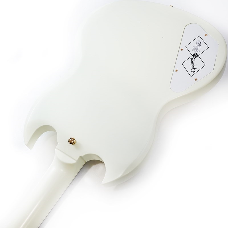 Epiphone Inspired by Gibson Custom Shop 1963 Les Paul SG Custom With Maestro Vibrola (Classic White) 画像6