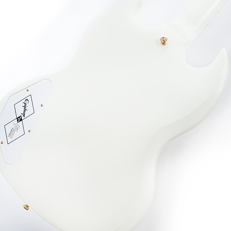 Epiphone Inspired by Gibson Custom Shop 1963 Les Paul SG Custom With Maestro Vibrola (Classic White) 画像7