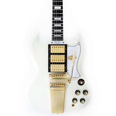 Epiphone Inspired by Gibson Custom Shop 1963 Les Paul SG Custom With Maestro Vibrola (Classic White) 画像9