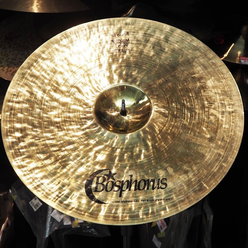 Bosphorus 【USED】 Traditional Medium Thin Crash 18 Gold Finish 