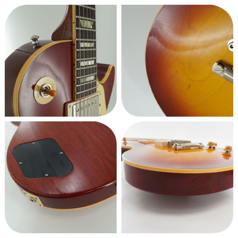 Gibson 【春得フェア】【USED】Murphy Lab 1958 Les Paul Standard Reissue Washed Cherry Sunburst Ultra Light Aged【SN. 8 21706】 画像9