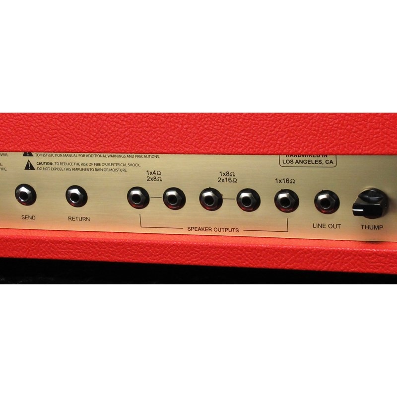 FRIEDMAN Small Box Head[Red Tolex Custom]【COLOSSUS SPEAKER CABLEプレゼント！】（フリードマン） 画像4