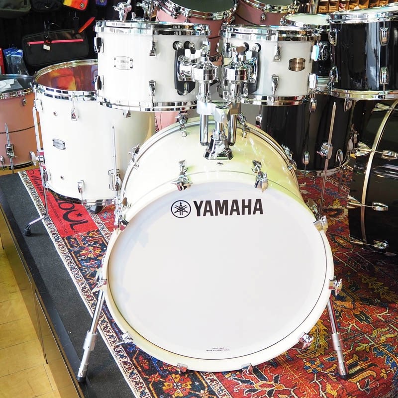 YAMAHA Absolute Hybrid Maple 4pc Drum Set [AMB2216+AMP6F3] 【BD22、FT16、TT12＆10/カラー：ポーラーホワイト（PWH）】 画像1