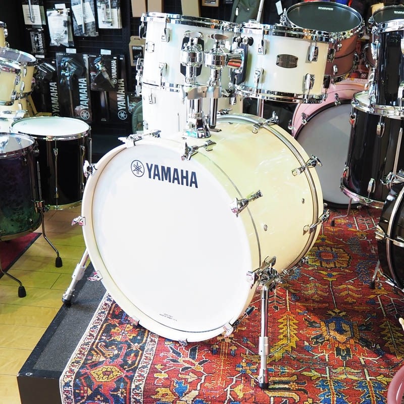 YAMAHA Absolute Hybrid Maple 4pc Drum Set [AMB2216+AMP6F3] 【BD22、FT16、TT12＆10/カラー：ポーラーホワイト（PWH）】 画像2