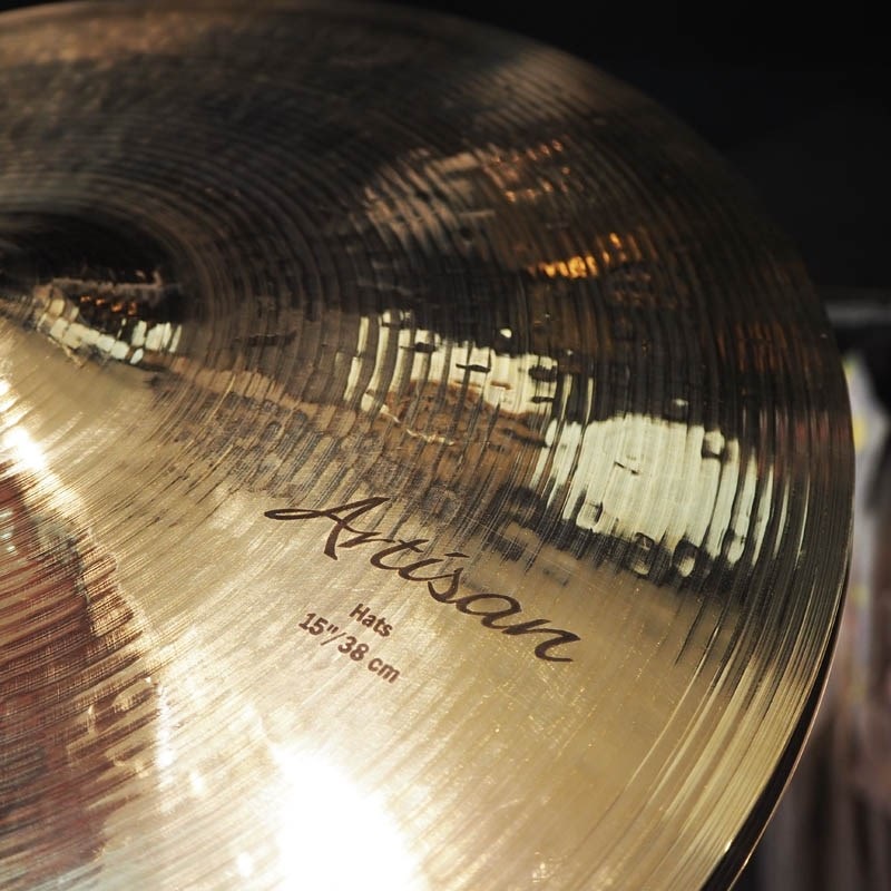 SABIAN Artisan Hats Brilliant 15 [VL-15TAH-B/BAH-B][Top:1184g/Bottom:1530g]【SABIAN選定会2024ドラステ】 画像3