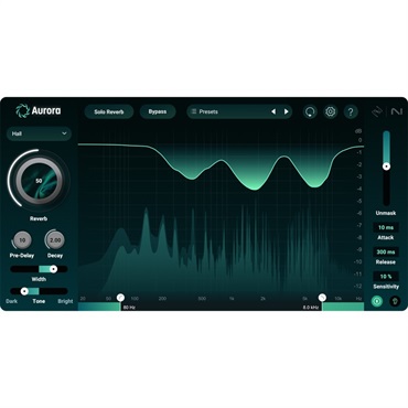 iZotope Aurora (アイゾトープ)(リバーブ)(オンライン納品)(2時間以内に納品) 画像1