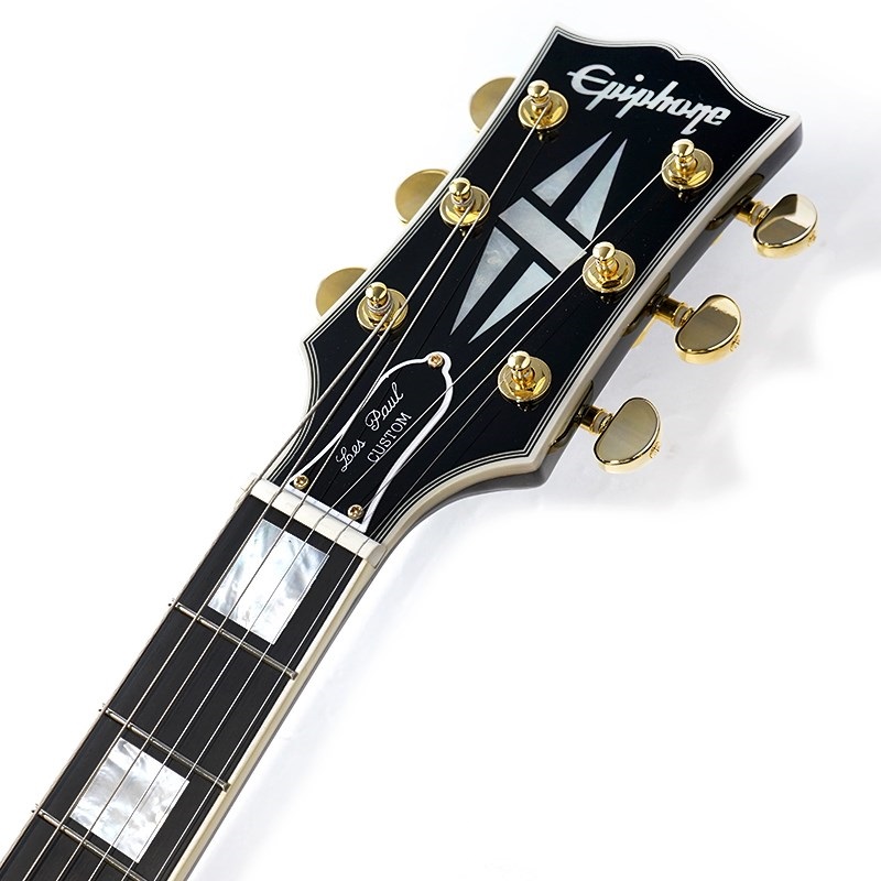 Epiphone Inspired by Gibson Custom Shop Les Paul Custom (Ebony) 画像8