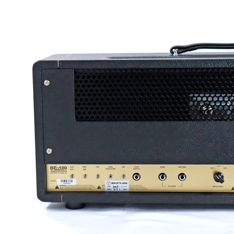 FRIEDMAN BE-100 DELUXE HEAD 【Gold Panel 仕様】（フリードマン） 画像6