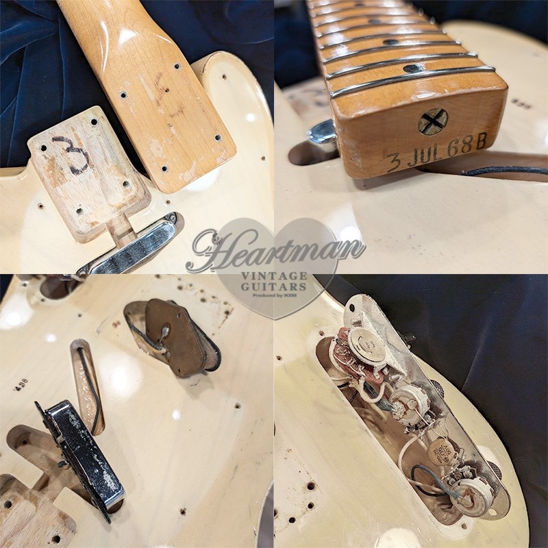 Fender USA VINTAGE Telecaster '68 Laminate Maple Fingerboard Blond/M 画像6