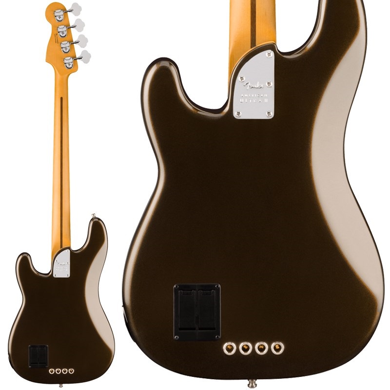 Fender USA American Ultra II Precision Bass (Texas Tea/Ebony