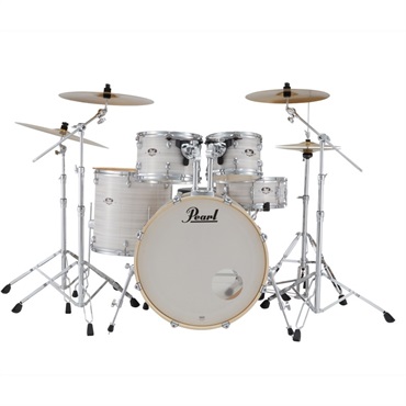 Pearl EXX725SN/C-2CS #777 [EXPORT スタンダードサイズ ドラムセット / 2クラッシュシンバル仕様 - スリップストリームホワイト]【シンバル＆ハードウェア＆スティック付属】 画像1