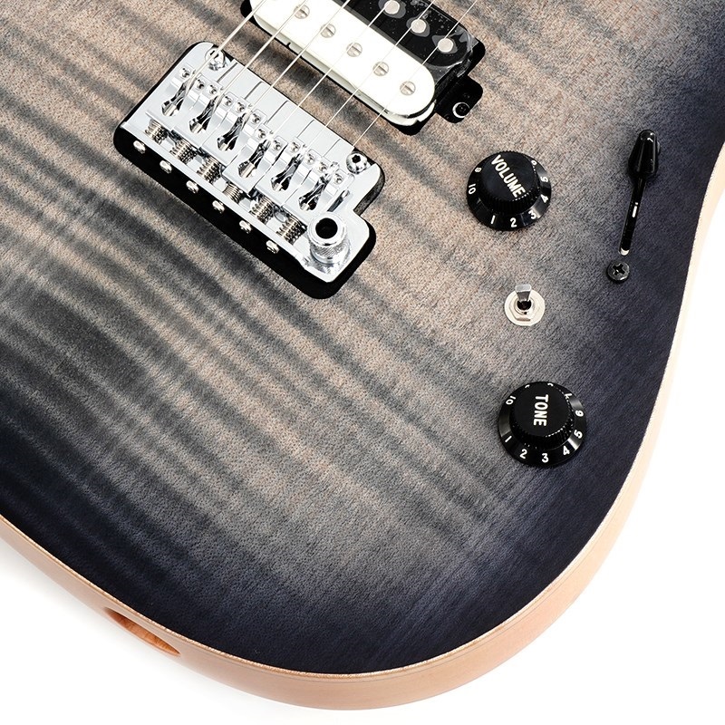 Ibanez Prestige TQM2-CUF (Charcoal Black Burst Flat) [Tom