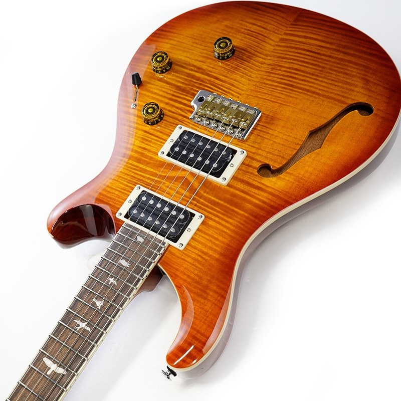 P.R.S. SE Custom 24 Semi-Hollow Piezo (Vintage Sunburst ) ｜イケベ