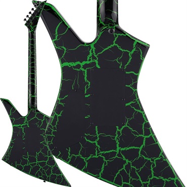 Jackson Pro Series Signature Brandon Ellis Kelly (Green Crackle/Ebony) 画像1
