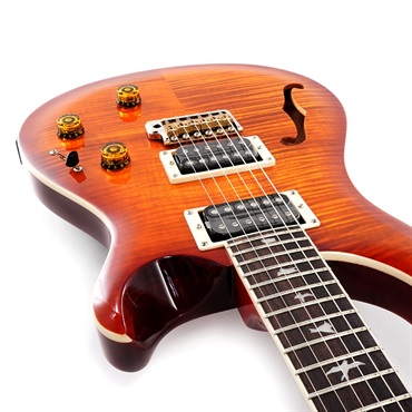 P.R.S. SE Custom 24 Semi-Hollow Piezo (Vintage Sunburst