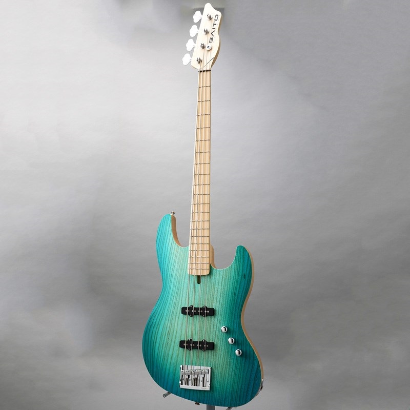 SAITO Guitars S-420b Ash (Turquoise/M) 画像1
