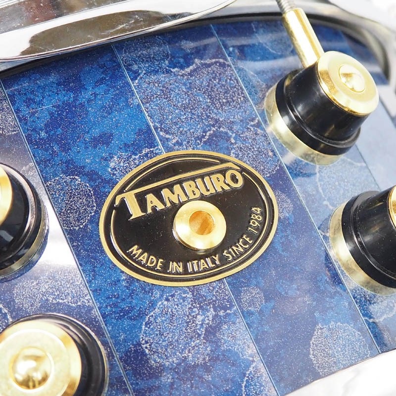 タンブーロ　14×4インチ　薄胴　メイプル　スネア　Tamburo Formula 希少⁄未使用◎イタリア⁄タンブーロTAMBURO☆FORMULA Series 14\u201d×6.5