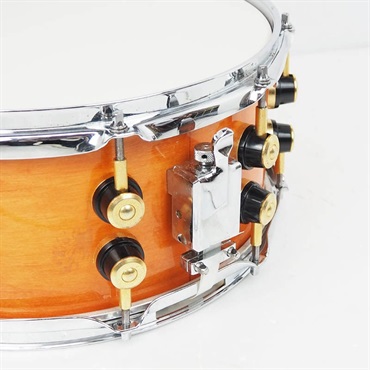 タンブーロ　14×4インチ　薄胴　メイプル　スネア　Tamburo Formula 希少⁄未使用◎イタリア⁄タンブーロTAMBURO☆FORMULA Series 14\u201d×6.5