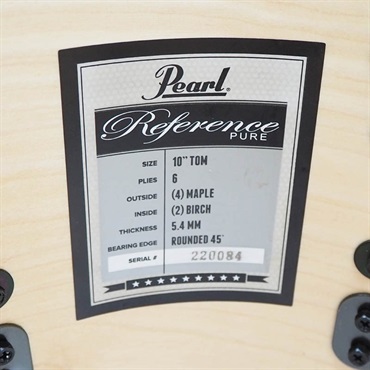 Pearl 【USED】Reference Pure 10×8 TomTom [No.418 Matte White] 画像7
