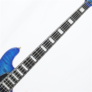 MAYONES Jabba Custom 5 5A Quilted Maple Top w/Black PG (Infinite Blue Gloss) 画像2