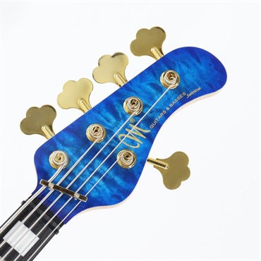 MAYONES Jabba Custom 5 5A Quilted Maple Top w/Black PG (Infinite Blue Gloss) 画像3