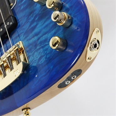 MAYONES Jabba Custom 5 5A Quilted Maple Top w/Black PG (Infinite Blue Gloss) 画像8
