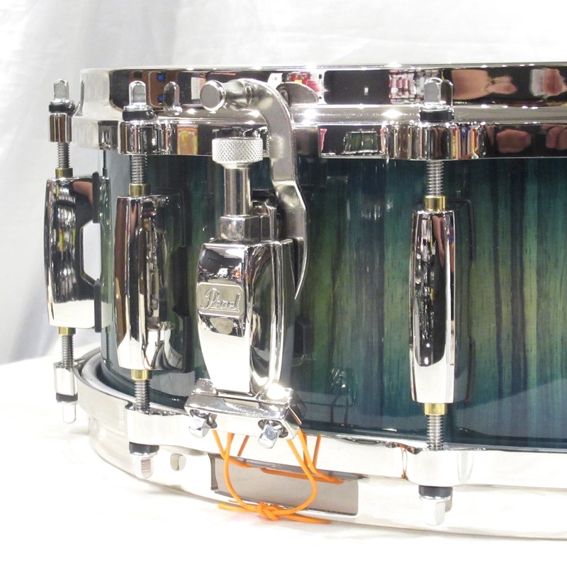 Pearl MMGC1450S/N #T6 [Masters Maple Gum 14''×5'' Snare Drum - Scuba Blue Over Black Limba w/Nickel Hardware]【Pearlファクトリーツアー2024オーダー品】 画像2