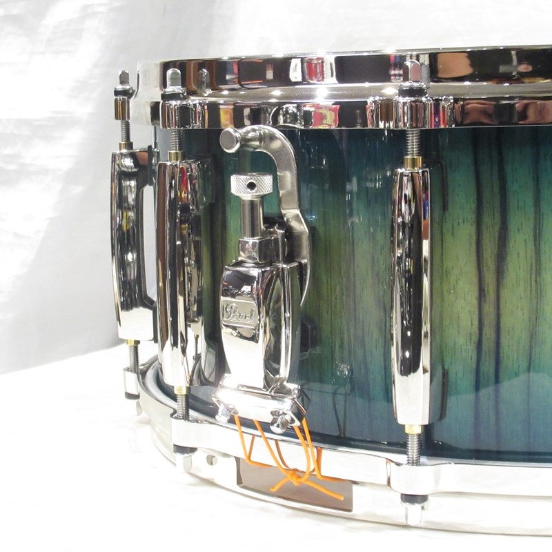 Pearl MMGC1465S/N #T6 [Masters Maple Gum 14''×5'' Snare Drum - Scuba Blue Over Black Limba w/Nickel Hardware]【Pearlファクトリーツアー2024オーダー品】 画像2