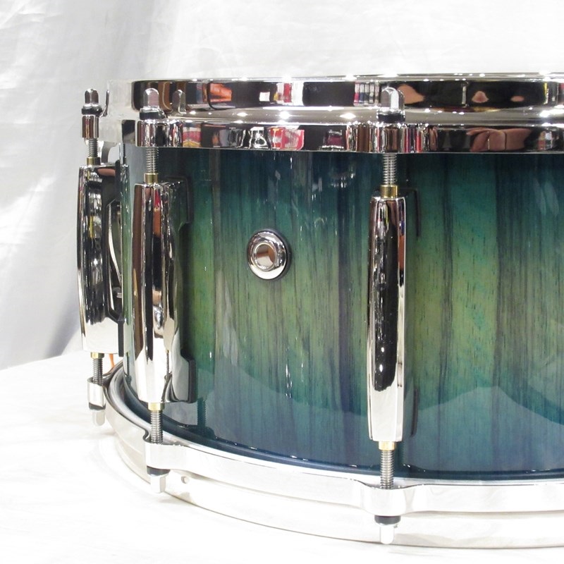 Pearl MMGC1465S/N #T6 [Masters Maple Gum 14''×5'' Snare Drum - Scuba Blue Over Black Limba w/Nickel Hardware]【Pearlファクトリーツアー2024オーダー品】 画像3