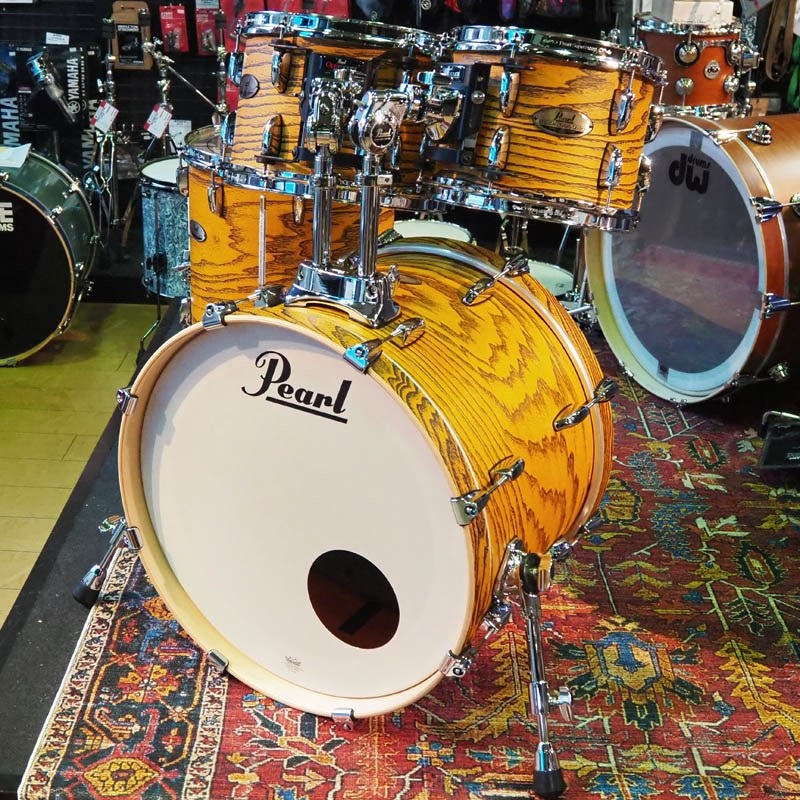 Pearl Session Studio Select Series 4pc Set [Limited Color/Yellow Ash/20BD，10TT，12TT，14FT]【Pearlファクトリーツアー2024オーダー品】 画像2