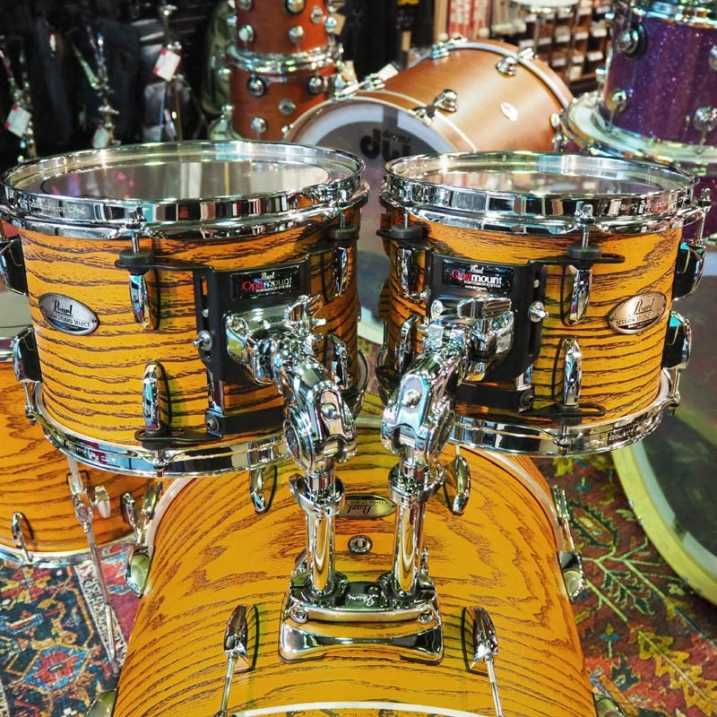 Pearl Session Studio Select Series 4pc Set [Limited Color/Yellow Ash/20BD，10TT，12TT，14FT]【Pearlファクトリーツアー2024オーダー品】 画像4